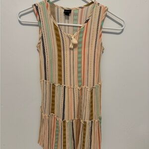 Art Class Multicolor Striped Mini Dress